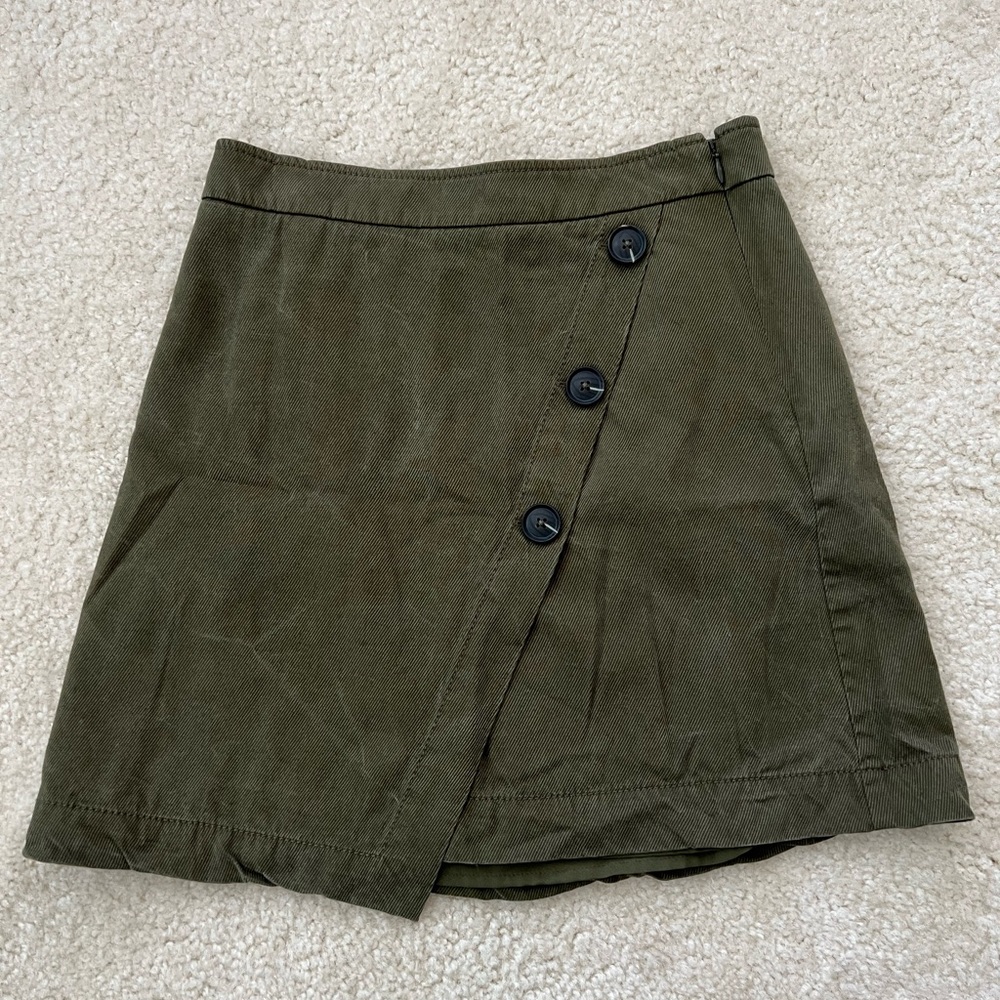 Banana Republic Olive Green Skirt Size 0